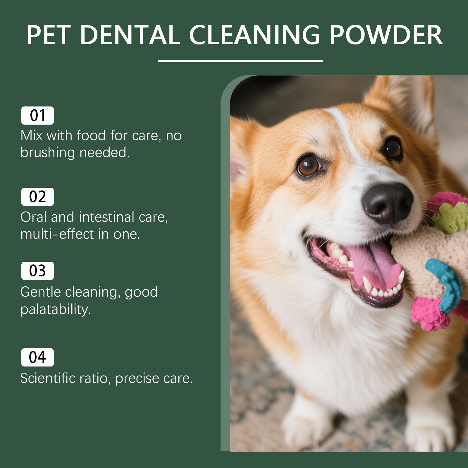 Pet Teeth Cleaning Powder for Cats and Dogs - Pawfectly Yours