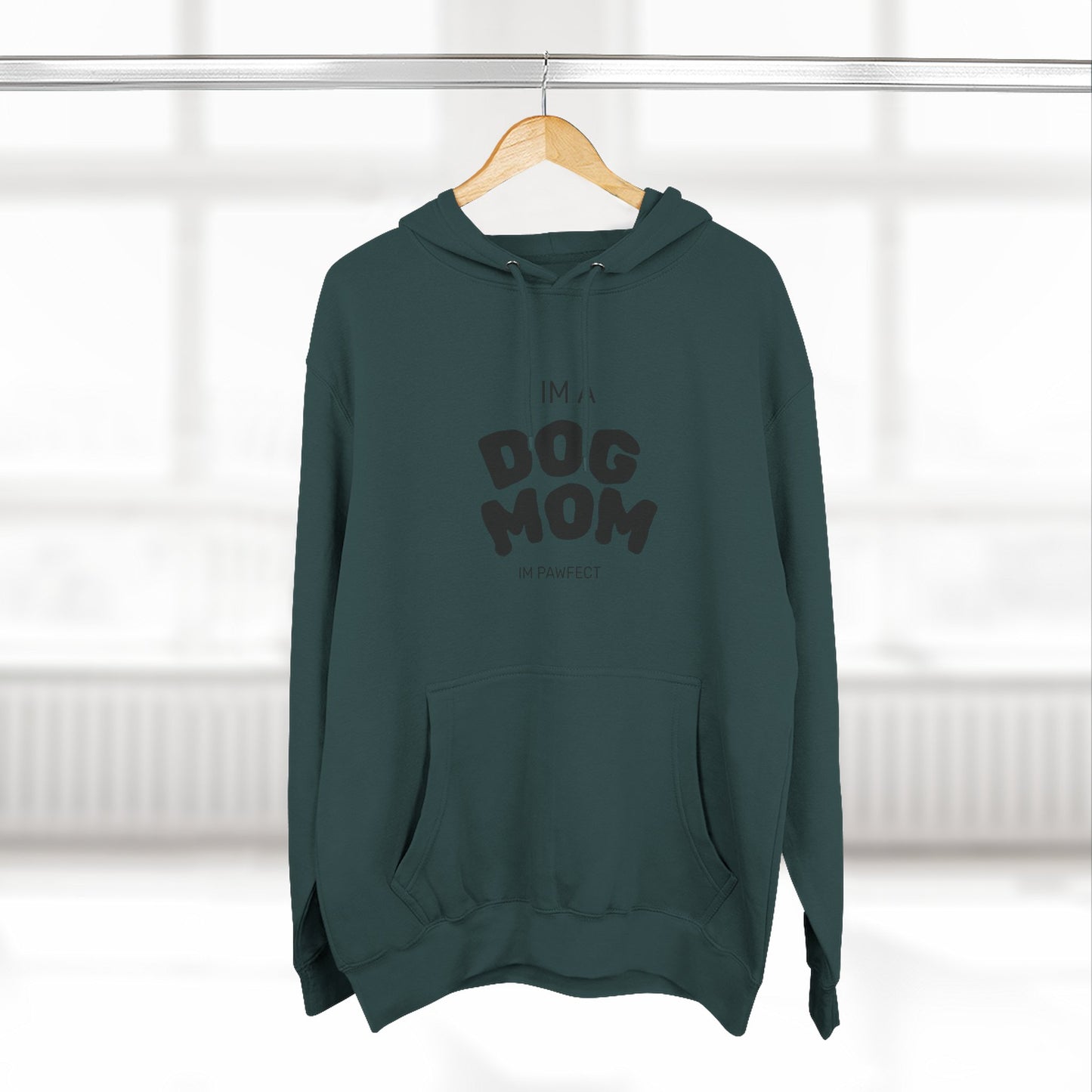 Dog Mom Hoodie — "I’m a Dog Mom" Fleece Pullover for Pet Lovers - Pawfectly Yours