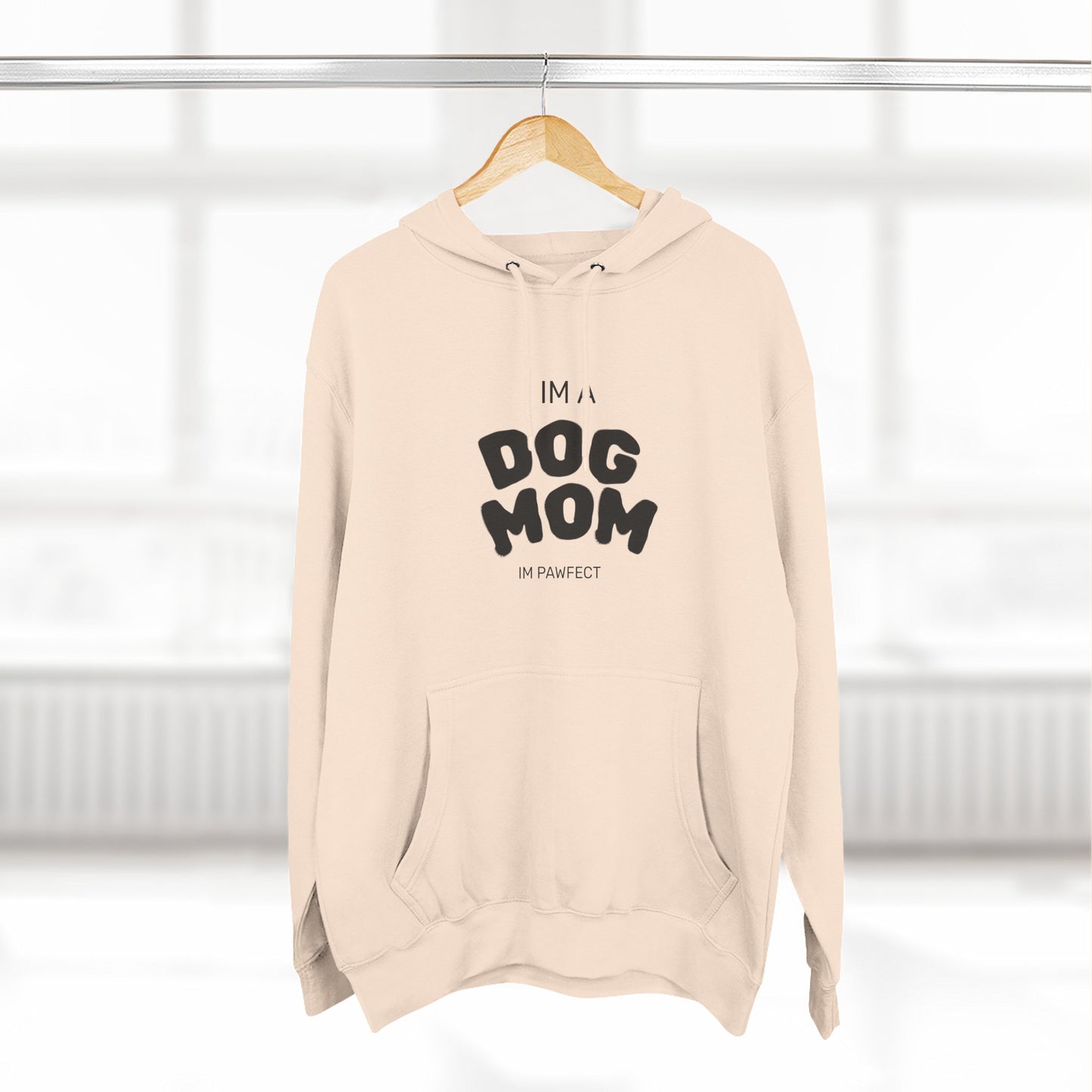 Dog Mom Hoodie — "I’m a Dog Mom" Fleece Pullover for Pet Lovers - Pawfectly Yours