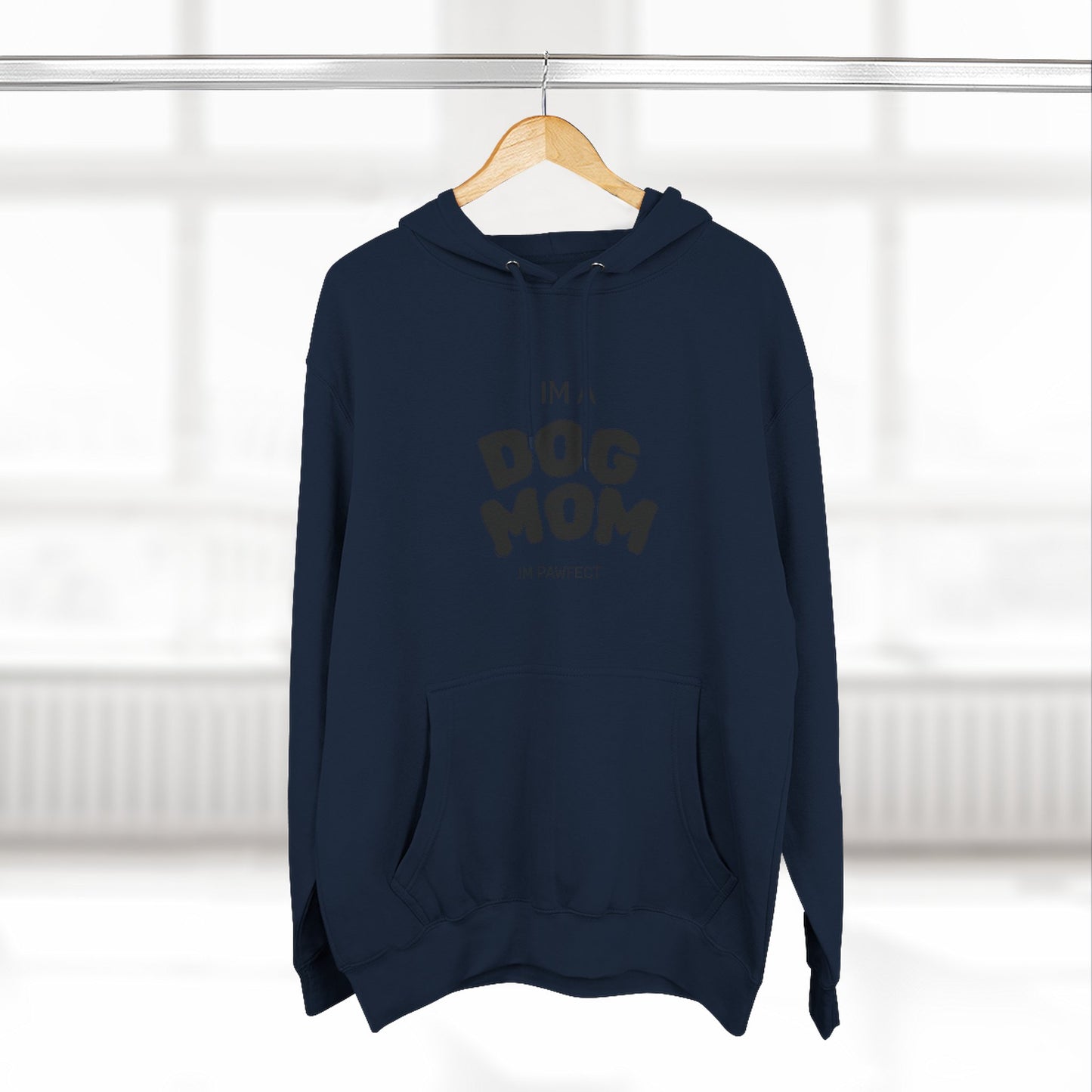 Dog Mom Hoodie — "I’m a Dog Mom" Fleece Pullover for Pet Lovers - Pawfectly Yours
