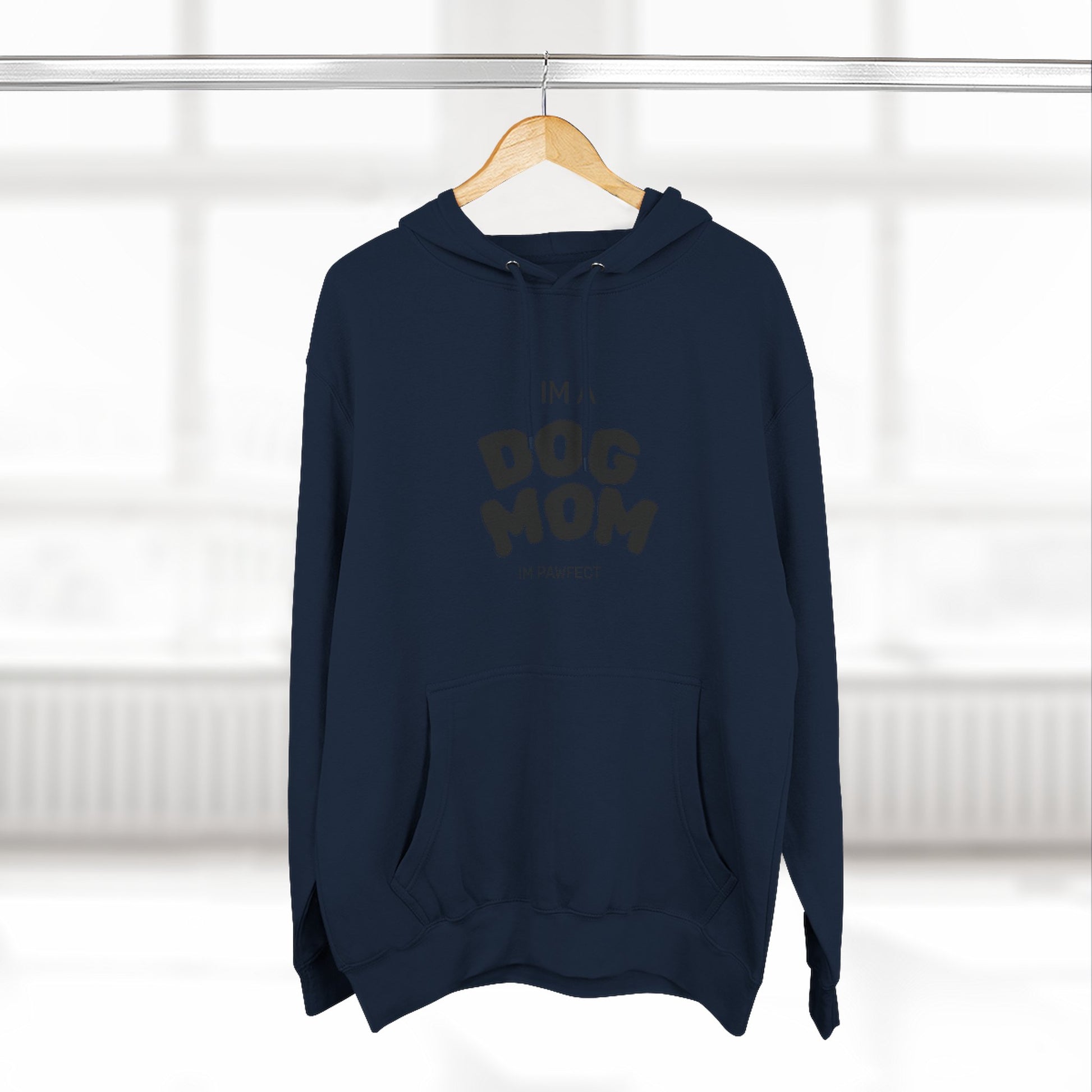 Dog Mom Hoodie — "I’m a Dog Mom" Fleece Pullover for Pet Lovers - Pawfectly Yours