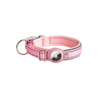 Pawfy's Adjustable Dog Collar and Leash Set with Tracker Slot