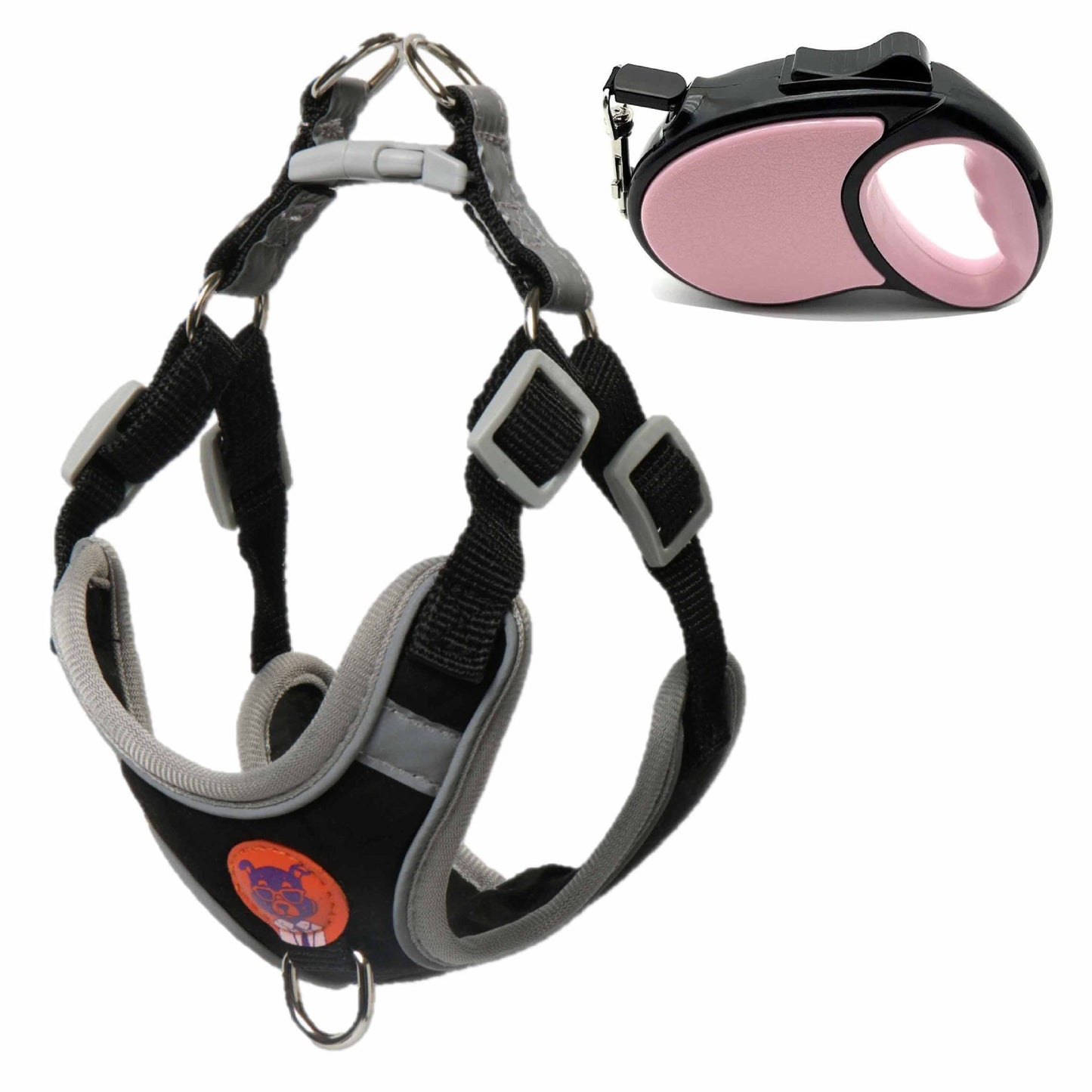 Pawfys Adjustable Reflective Dog Harness and Leash Set - Pawfectly Yours