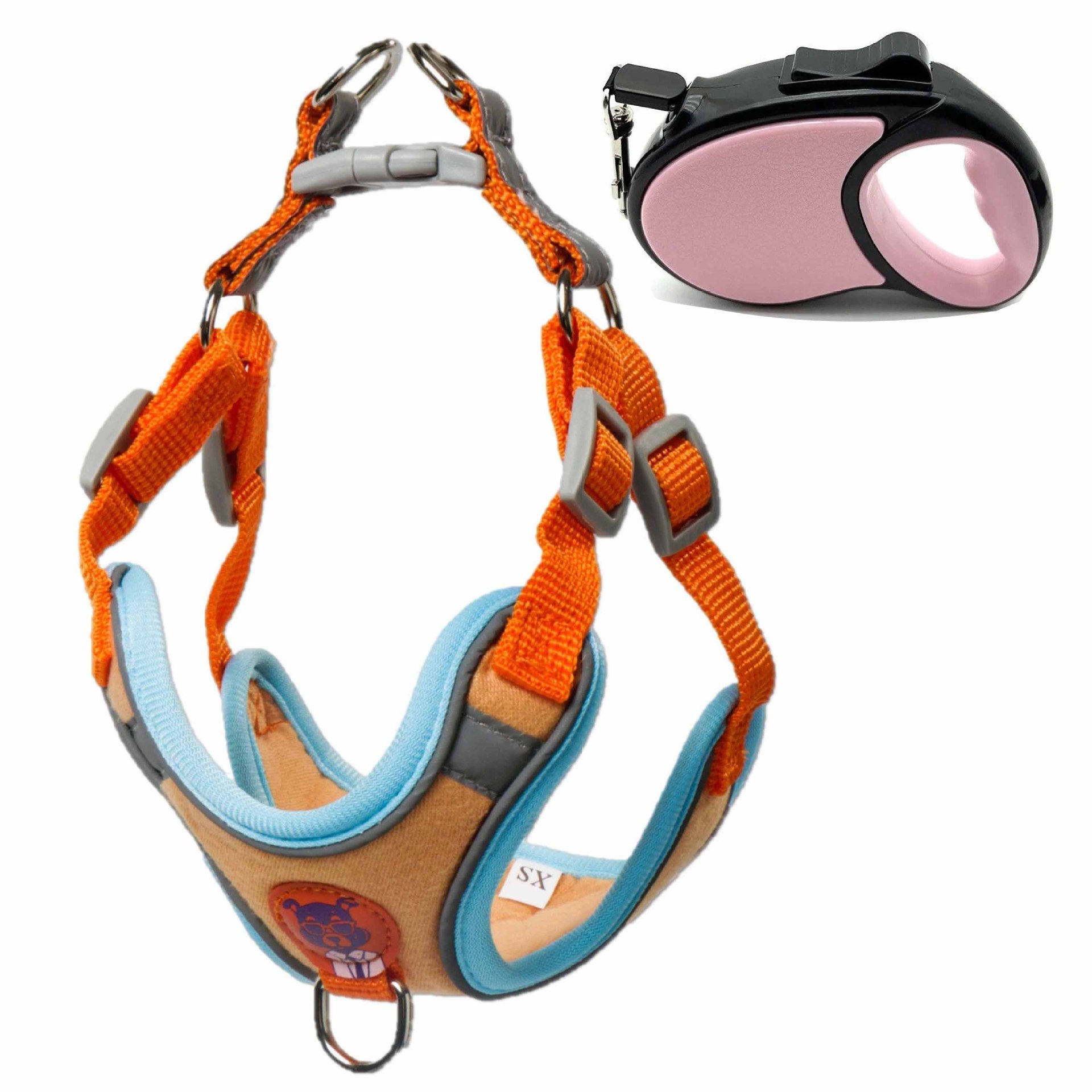 Pawfys Adjustable Reflective Dog Harness and Leash Set - Pawfectly Yours