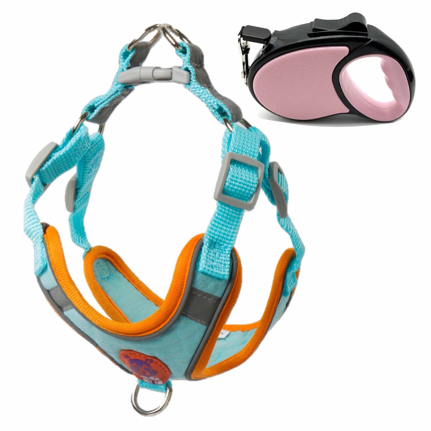 Pawfys Adjustable Reflective Dog Harness and Leash Set - Pawfectly Yours
