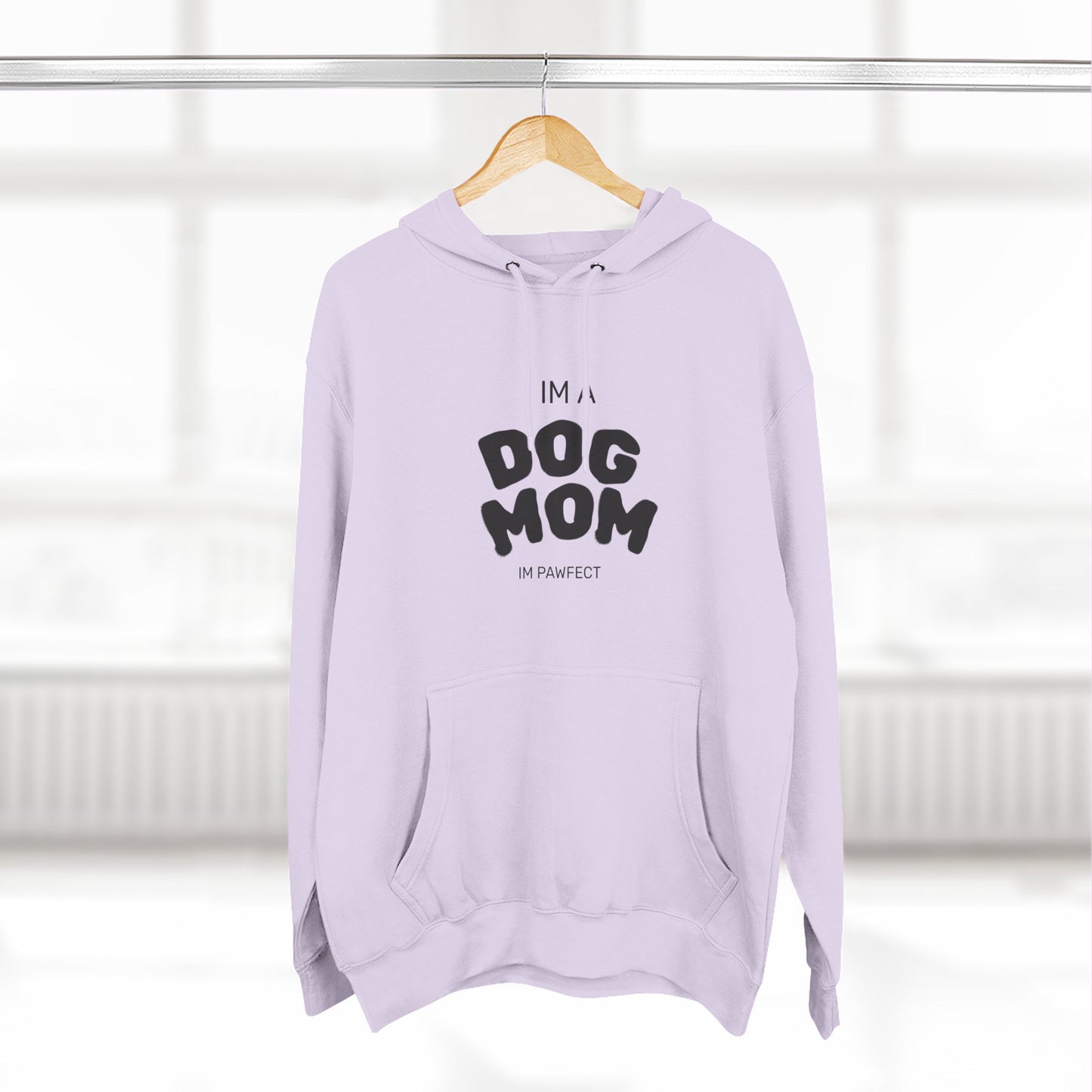 Dog Mom Hoodie — "I’m a Dog Mom" Fleece Pullover for Pet Lovers - Pawfectly Yours