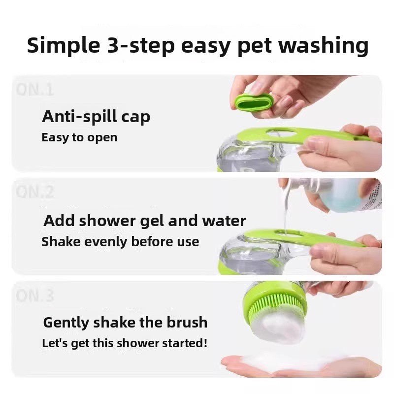 Pawfys Pet dog shampoo brush - Pawfectly Yours