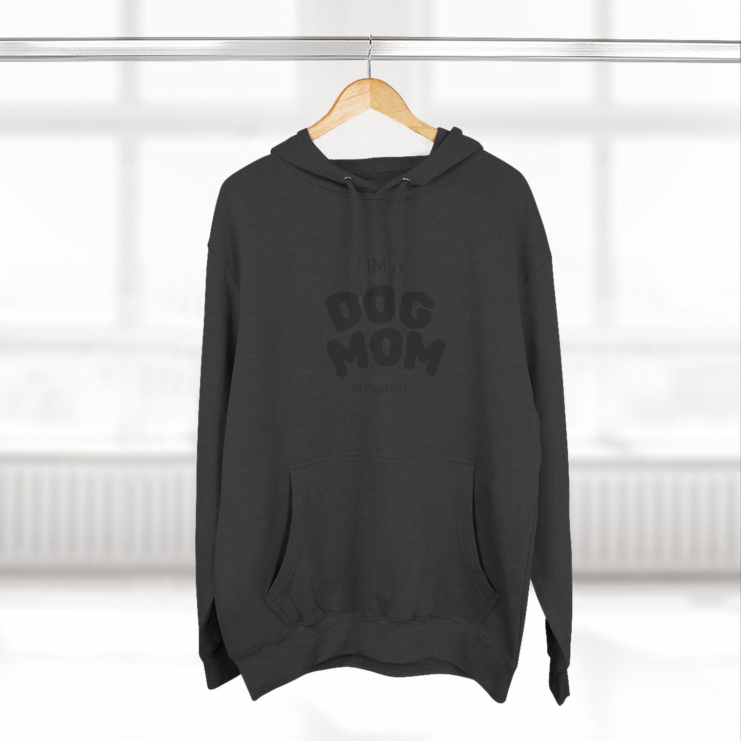 Dog Mom Hoodie — "I’m a Dog Mom" Fleece Pullover for Pet Lovers - Pawfectly Yours