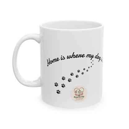 Cute Dog Peeking Coffee Mug – Dog Lover Gift - Pawfectly Yours