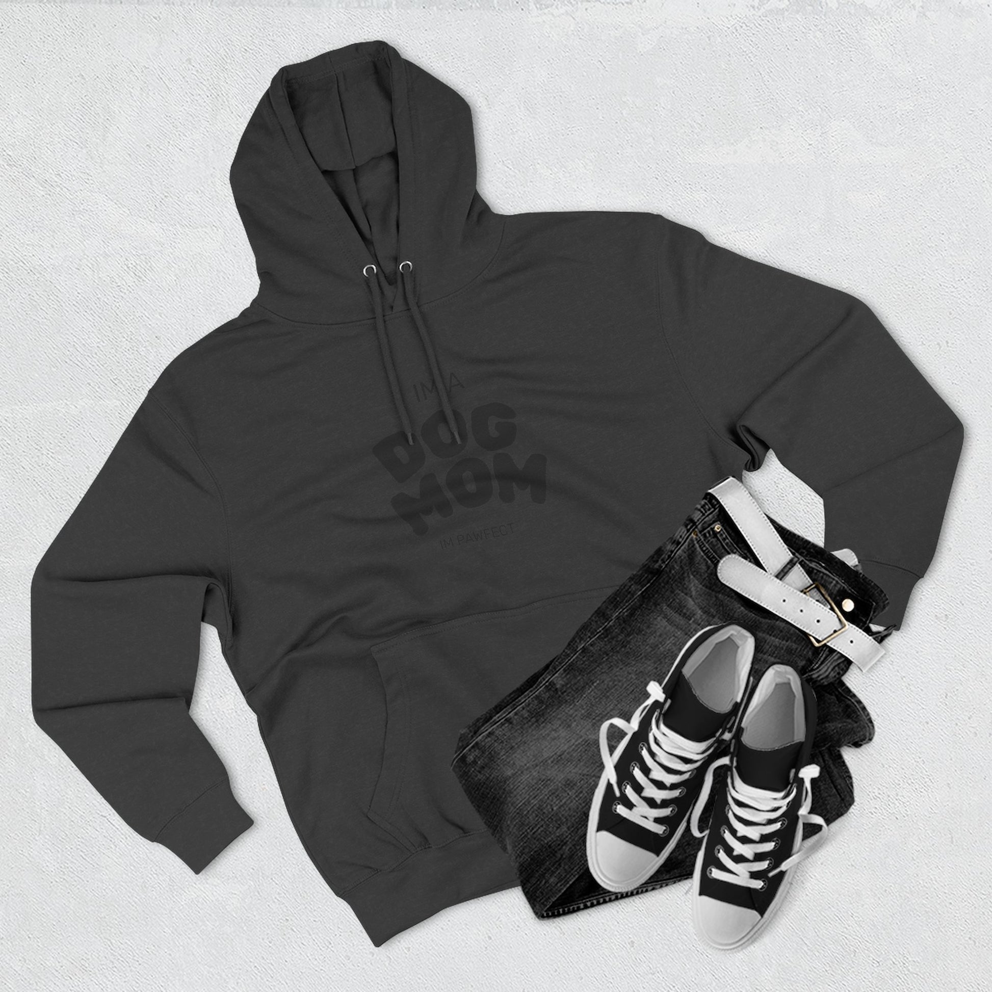 Dog Mom Hoodie — "I’m a Dog Mom" Fleece Pullover for Pet Lovers - Pawfectly Yours