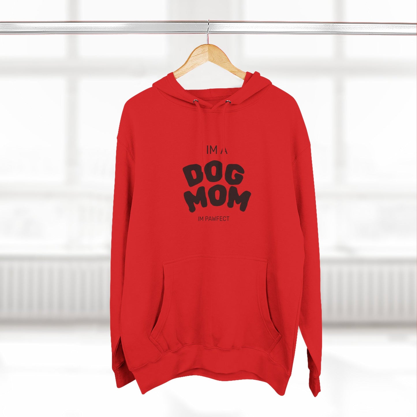 Dog Mom Hoodie — "I’m a Dog Mom" Fleece Pullover for Pet Lovers - Pawfectly Yours