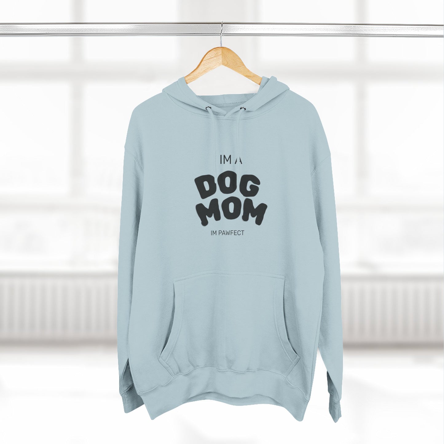 Dog Mom Hoodie — "I’m a Dog Mom" Fleece Pullover for Pet Lovers - Pawfectly Yours