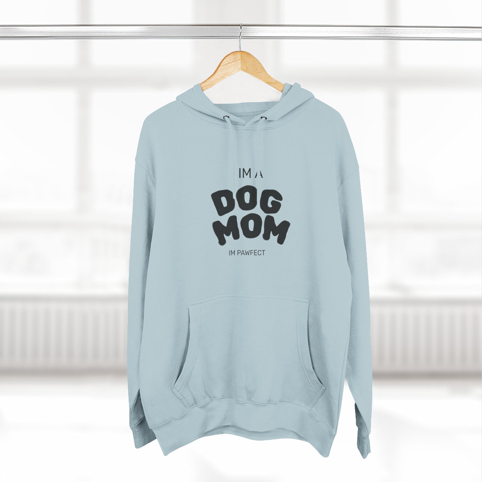 Dog Mom Hoodie — "I’m a Dog Mom" Fleece Pullover for Pet Lovers - Pawfectly Yours