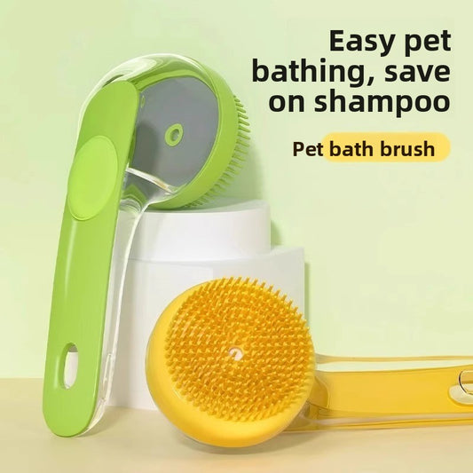 Pawfys Pet dog shampoo brush