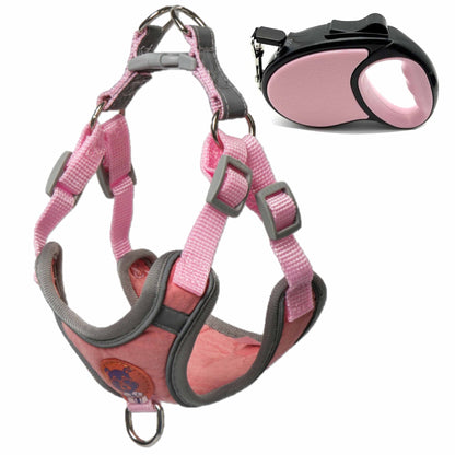 Pawfys Adjustable Reflective Dog Harness and Leash Set - Pawfectly Yours