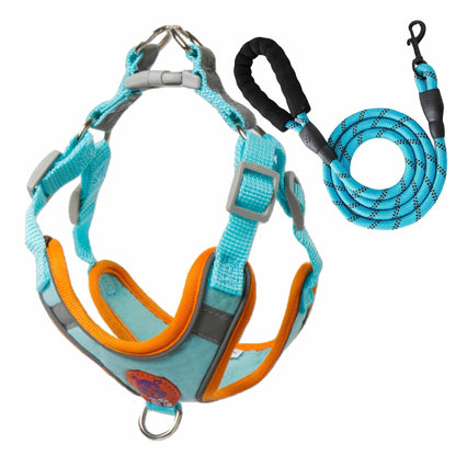Pawfys Adjustable Reflective Dog Harness and Leash Set - Pawfectly Yours