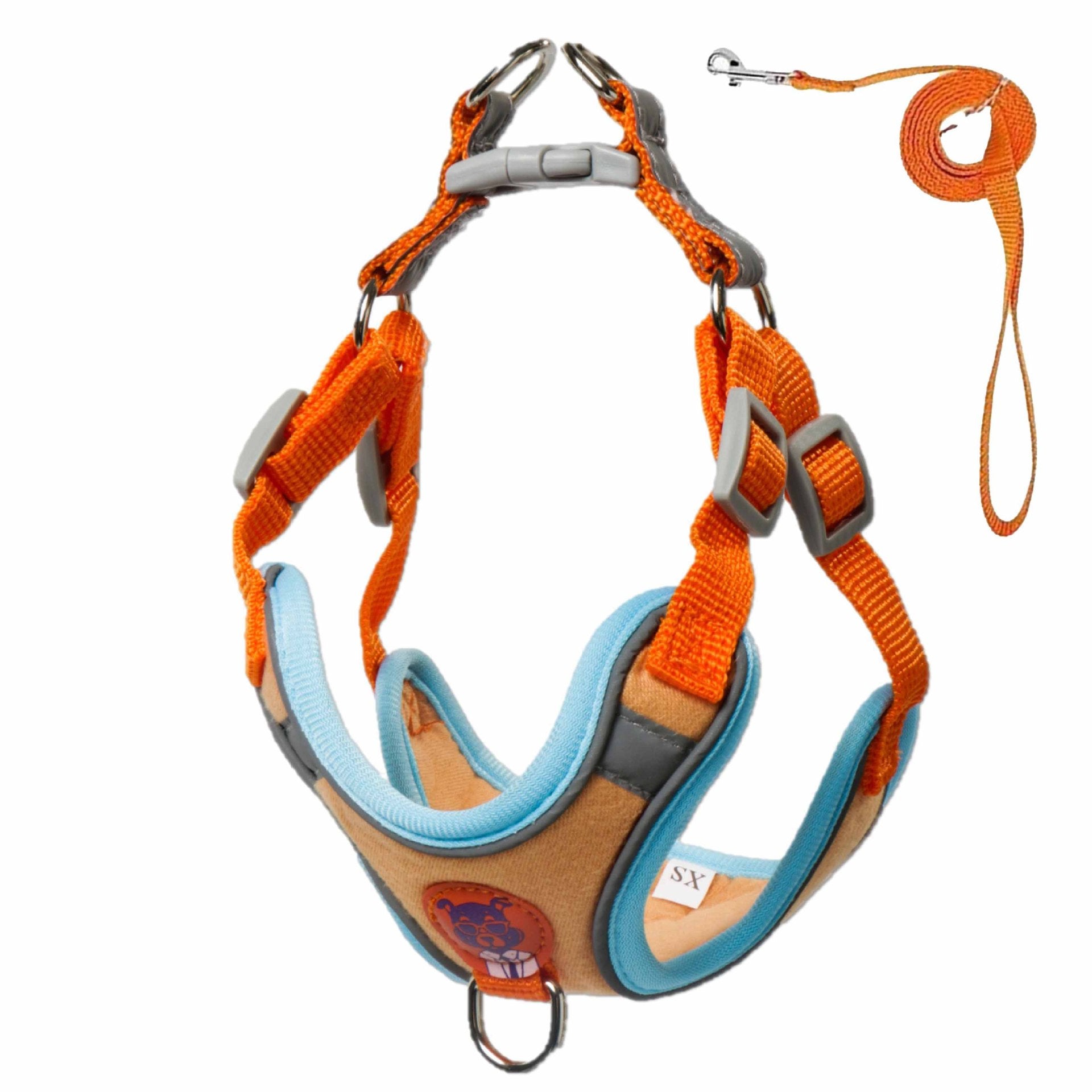 Pawfys Adjustable Reflective Dog Harness and Leash Set - Pawfectly Yours